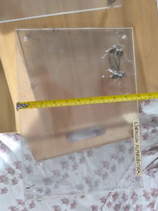 2 Placas Metacrilato Horario
