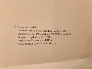 Viaje a los toros del sol. ALFONSO NAVALON. 1° EDI