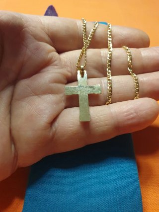 Cruz Cristo Oro 18kl . Cadena APARTE