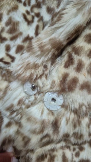 Chaqueta leopardo XS/S piel sintética