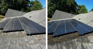 Limpieza y mantenimiento de placas solares.