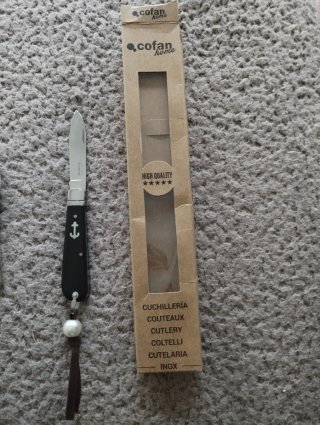 Navaja marinera inox Cofán con  caja