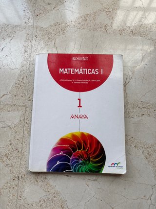 Matemáticas I. Bachillerato 1