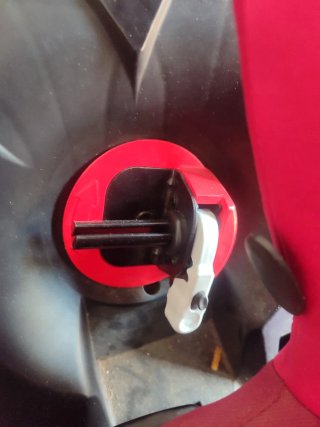 Silla de coche para bebé color rosa