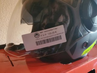 Casco Jet Kappa Gris y Amarillo NUEVO