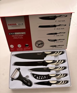 Set 6 Coltelli Swiss Touch Antiaderenti