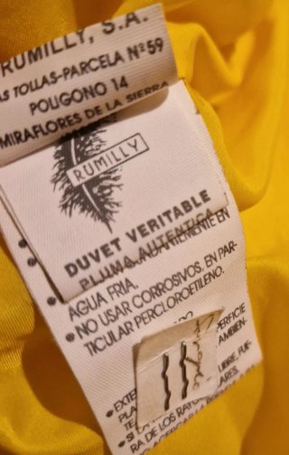 Plumifero Rumilly Vintage ,años 90