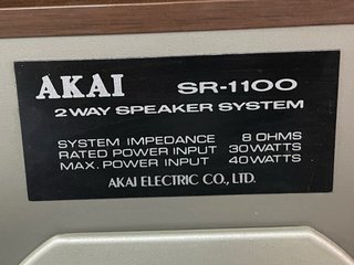 Filtro 2 vías Akai SR-1100