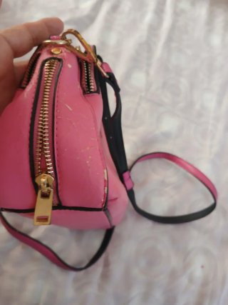 Bolso River Island Negro y Rosa