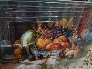 Cuadro Bodegón Frutas y Jarra