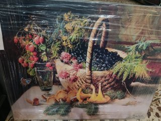 Cuadro Bodegón Frutas y Jarra