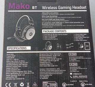 Auriculares Gaming LEKSA Mako BT Inalámbricos
