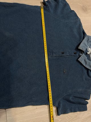 Polo Lacoste azul mujer
