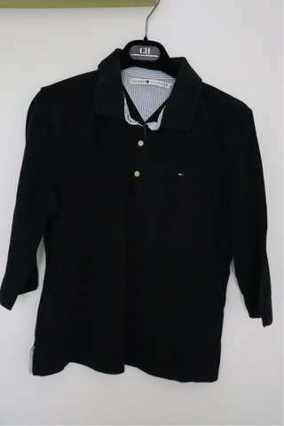 Polo Tommy Hilfiger Mujer Negro
