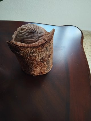 Talla Cristo Madera Olivo