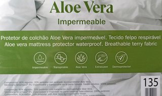 Protector colchón con aloe vera de 135 (NUEVO)