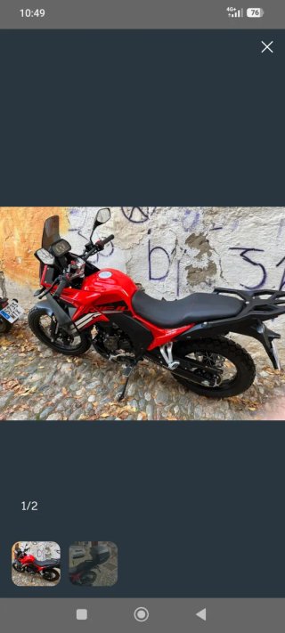 Rieju Aventura 125 Naranja/Negra