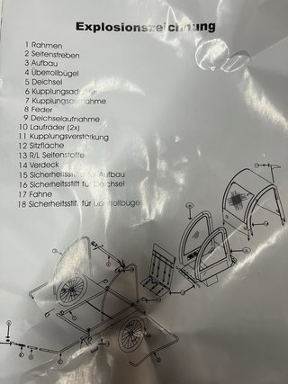 Remolque porta bebés Kranich