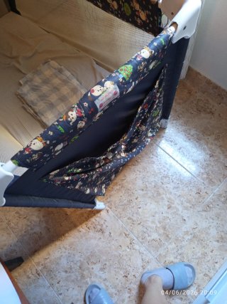 Cuna de viaje con colchón