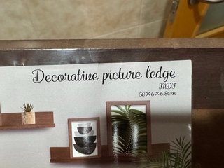 Estante decorativo madera marrón