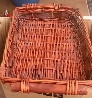 Cestas de mimbre y bambú