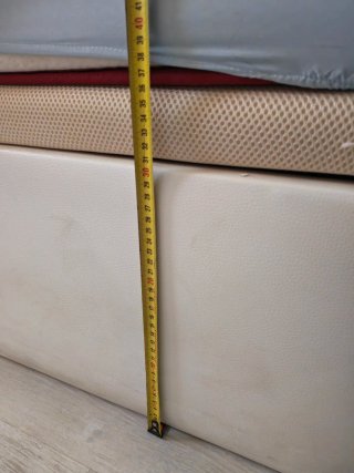 Cama canapé con cabecero y colchón