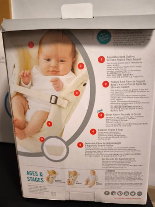 Ergobaby Mochila Portabebé + Cojín Adaptador
