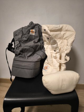 Ergobaby Mochila Portabebé + Cojín Adaptador
