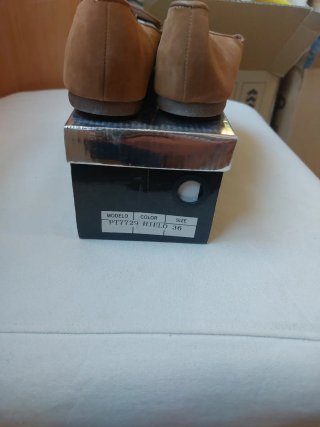 Zapatos planos marrones talla 36