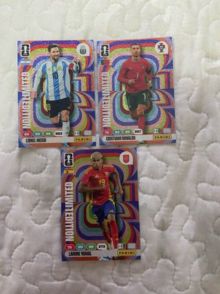 Lote 3 Cromos Panini Mundial 2026