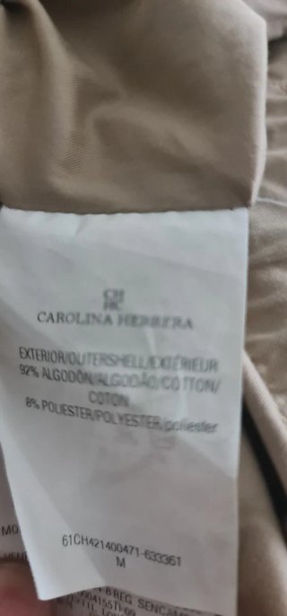 Sahariana Carolina Herrera Beige