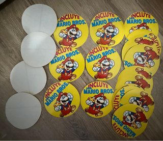 25 Pegatinas Super Mario Bros