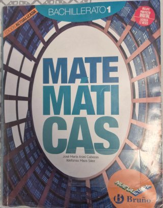 Matemáticas 1 Bachillerato Nueva etapa Bruño Ed...