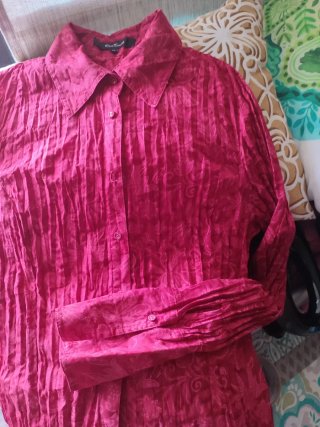 Camisa One Touch efecto arrugado Talla 40
