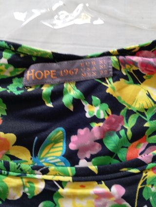 Vestido de punto con estampado floral