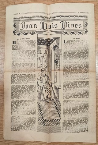 Periódico El Poble Català Postguerra