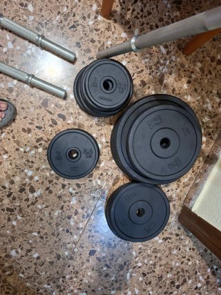 Juego de pesas CORENGTH 93 kg