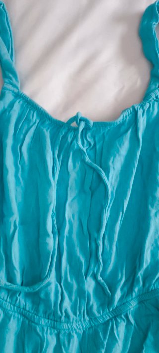 Mono corto azul mujer