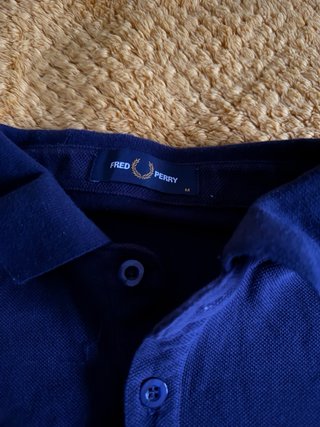 Polo Fred Perry Azul Marino Nuevo sin etiquetas.