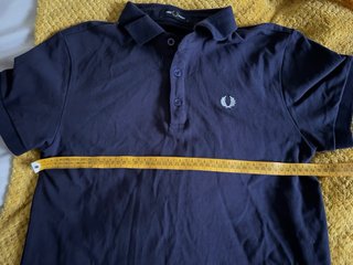 Polo Fred Perry Azul Marino Nuevo sin etiquetas.