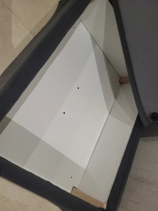 Reposapiés IKEA EKTORP Gris sin usar