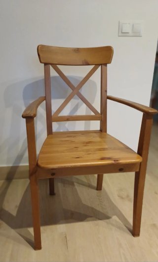 4 Sillas IKEA INGOLF con Reposabrazos