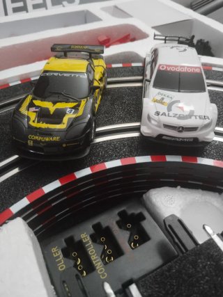 Circuito Scalextric Compact Fire Wheels