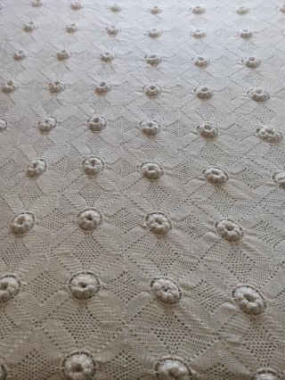 Colcha ganchillo cama matrimonio