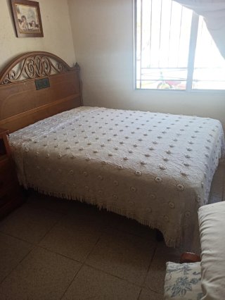 Colcha ganchillo cama matrimonio