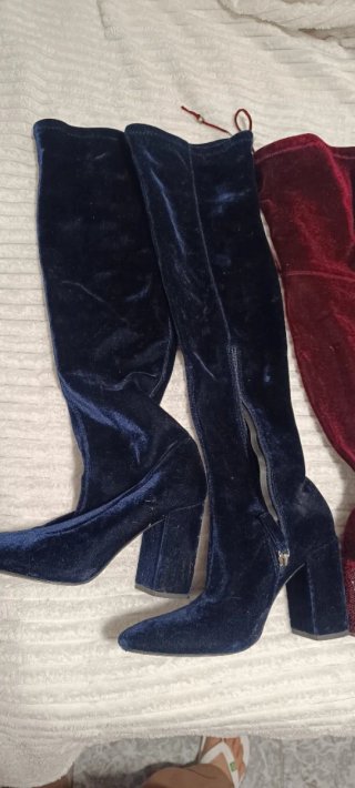 Botas Zara Azul 38 y Granate 37