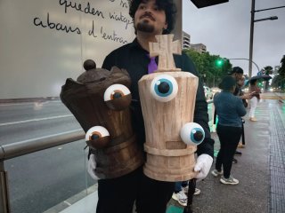 Cosplay Queenie y Kinger Digital Circus