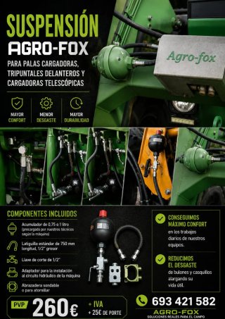 Suspensión Agro-Fox para Maquinaria Agrícola
