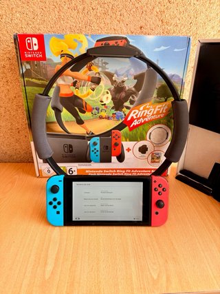 Nintendo Switch V2 + RingFit Aventura + Accesorios