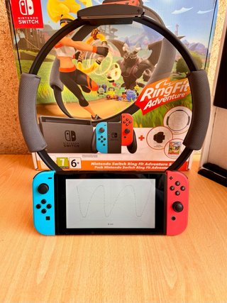 Nintendo Switch V2 + RingFit Aventura + Accesorios
